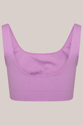 Studio Ribbed Sports Bra - Purple-Araa Active